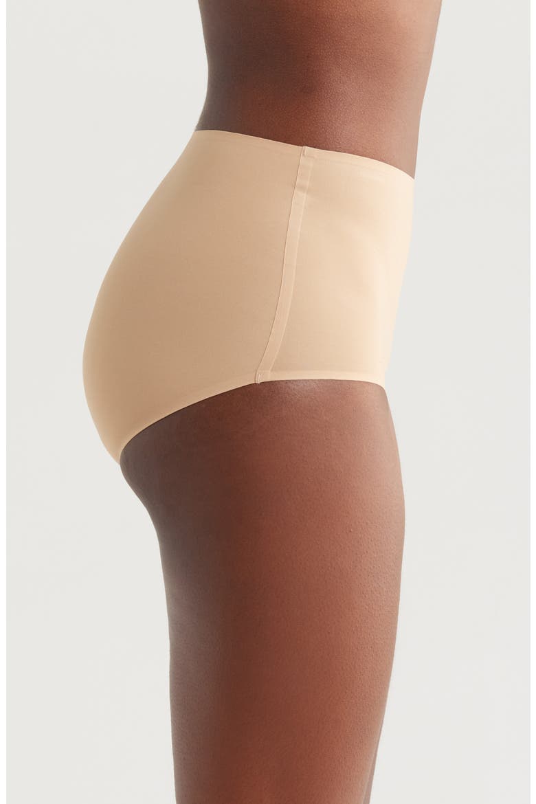 DreamSeam High Waist Shortie Briefs, Alternate, color, LATTE