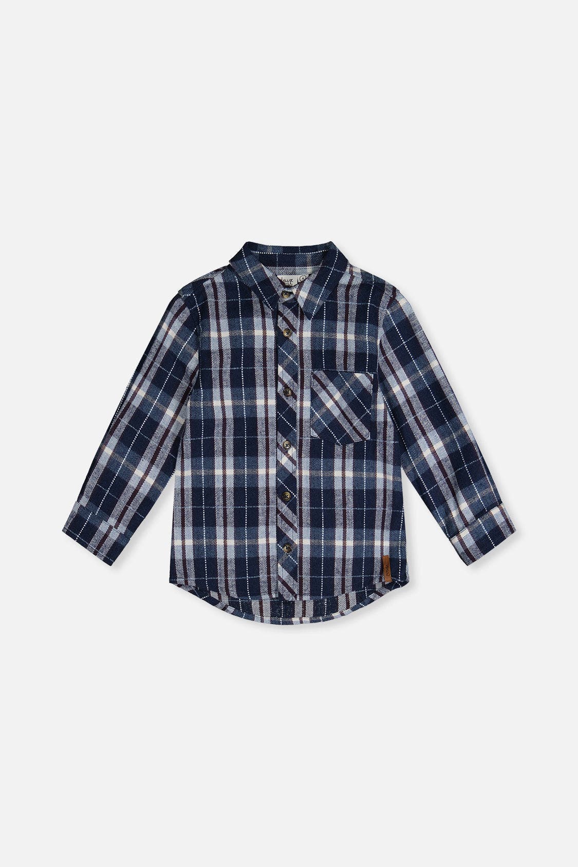 selected Blue and White Plaid