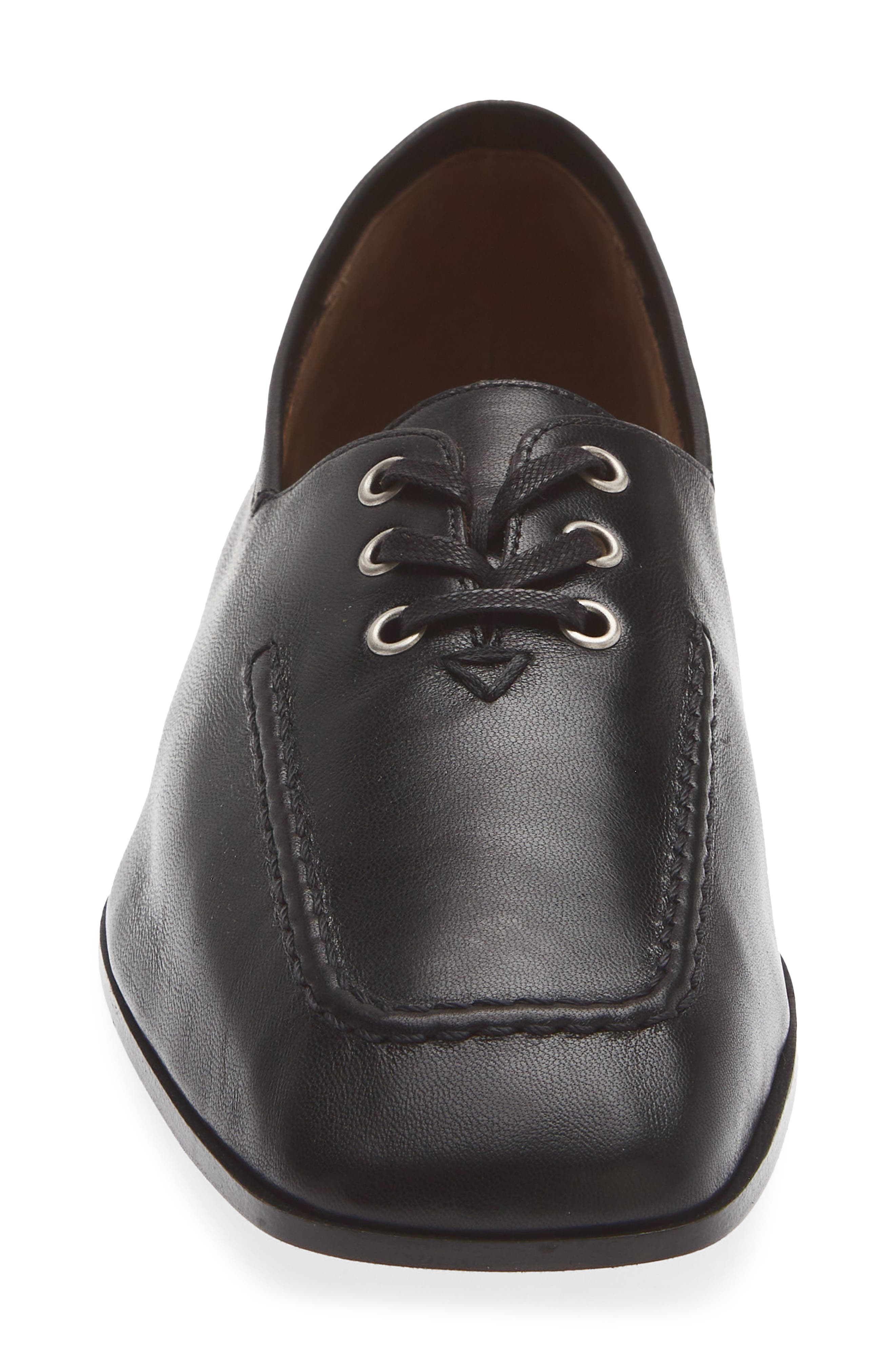 Lace Up Oxford, Alternate, color, 1000 BLACK