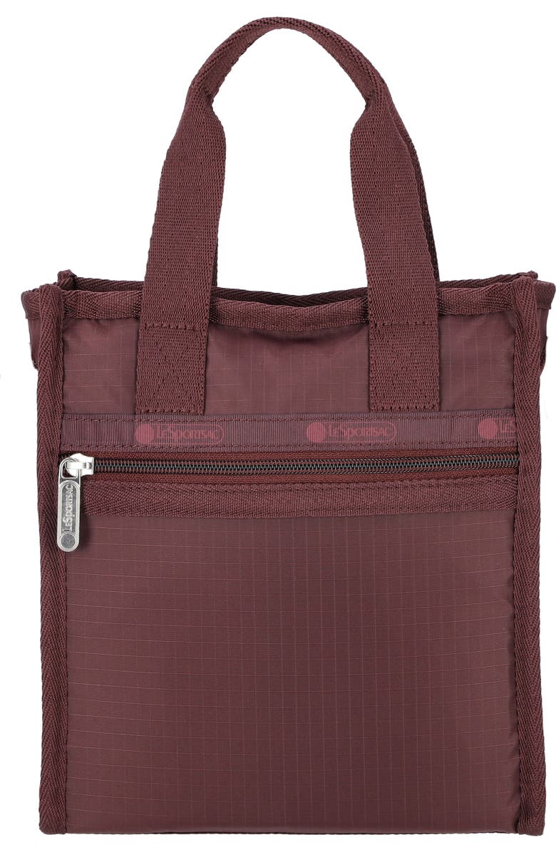 LeSportsac Mini N/S Tote Bag, Main, color, Deep Cherry