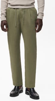 MANGO Slim Fit Drawstring Pants