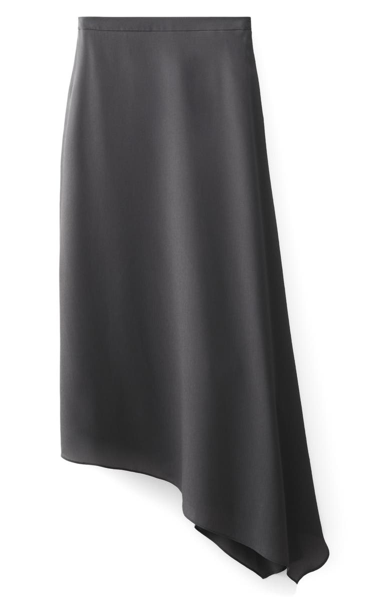 MANGO Asymmetric Maxi Skirt, Alternate, color, Medium Grey