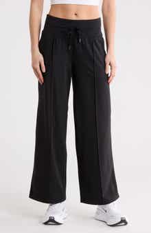 90 DEGREE BY REFLEX Interlock High Waist Pintuck Wide Leg Pants