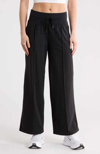 90 DEGREE BY REFLEX Interlock High Waist Pintuck Wide Leg Pants