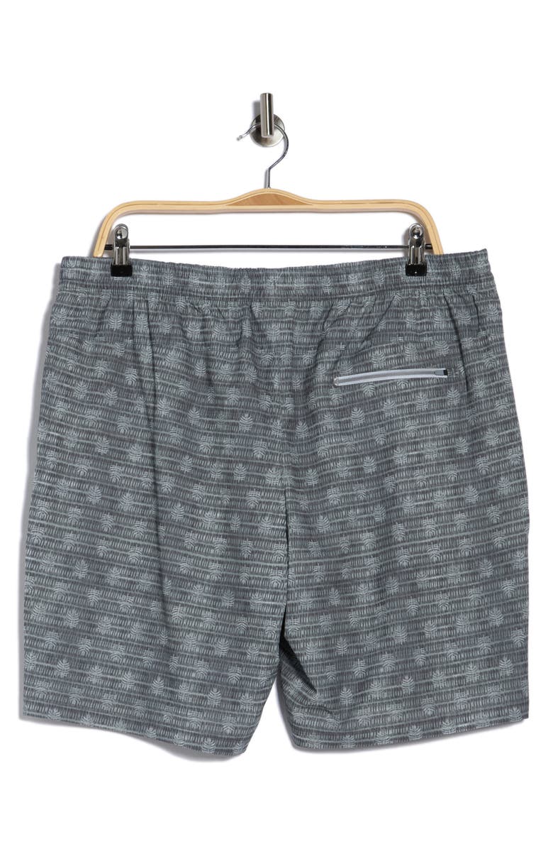 Tommy Bahama Huntington Faded Fronds 8-Inch Hybrid Shorts, Alternate, color, Light Grey