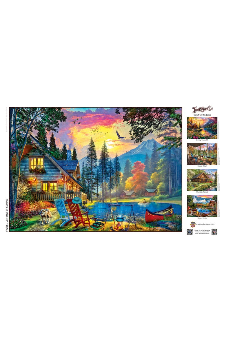 Last Days of Summer 1000 Piece Puzzle, Alternate, color, Multicolor