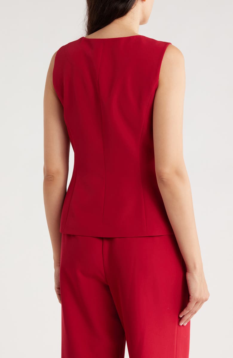 Gemma + Jane Scoop Neck Vest, Alternate, color, Red
