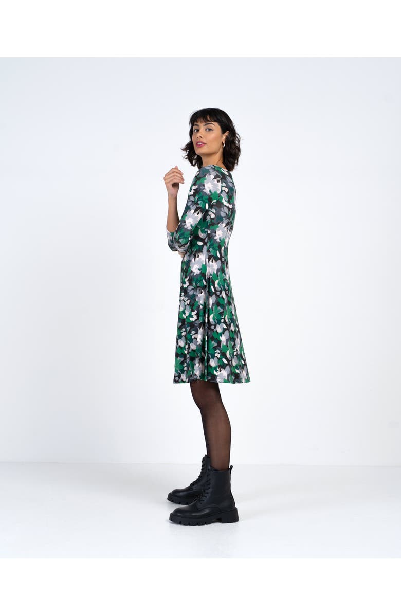 Kettlewell Brushed Floral Dress, Alternate, color, Mercury Floral