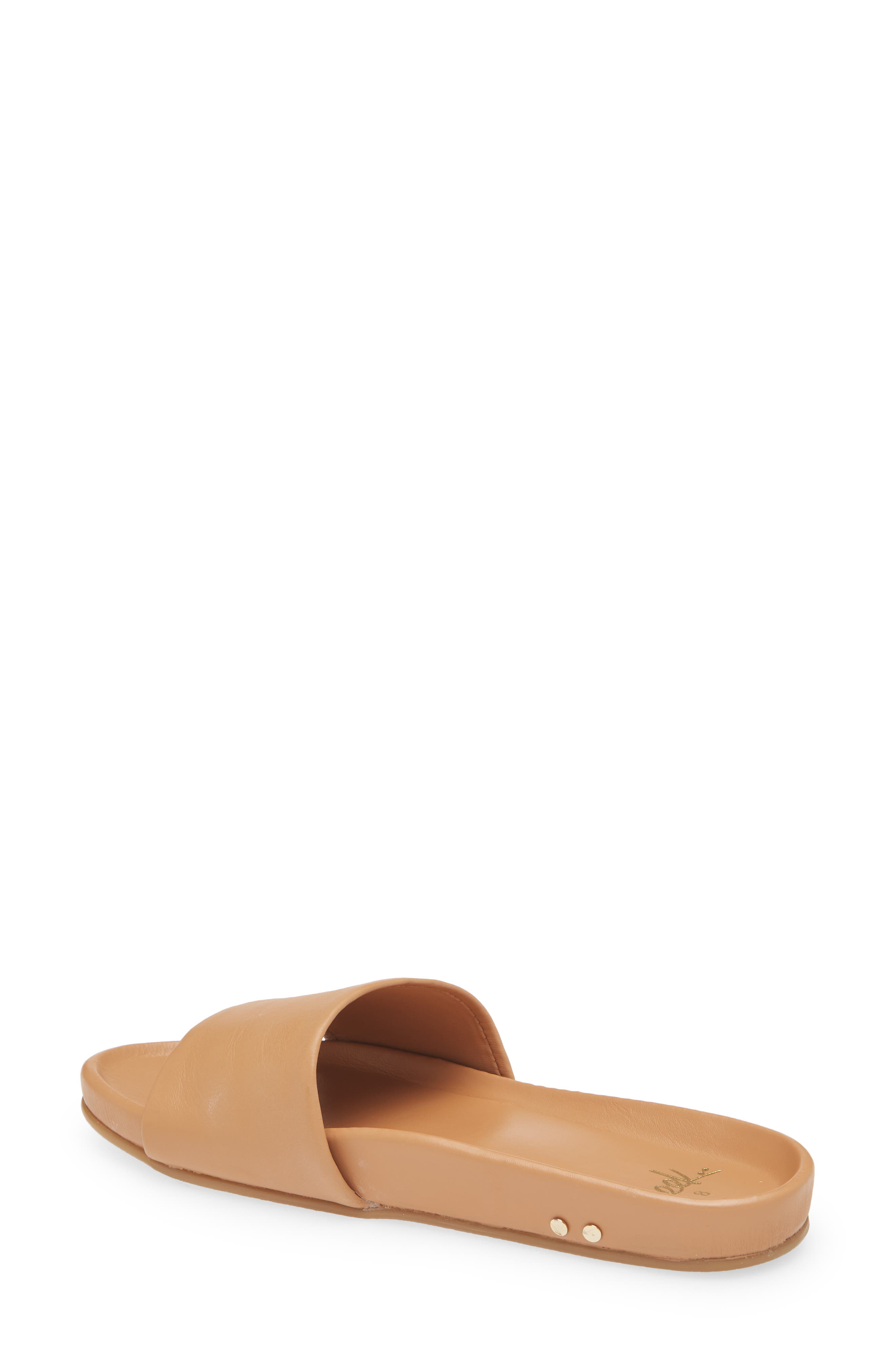 Gallito Leather Slide Sandal, Alternate, color, HONEY/HONEYDNU