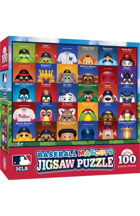 MLB Mascots 100 Piece Jigsaw Puzzle