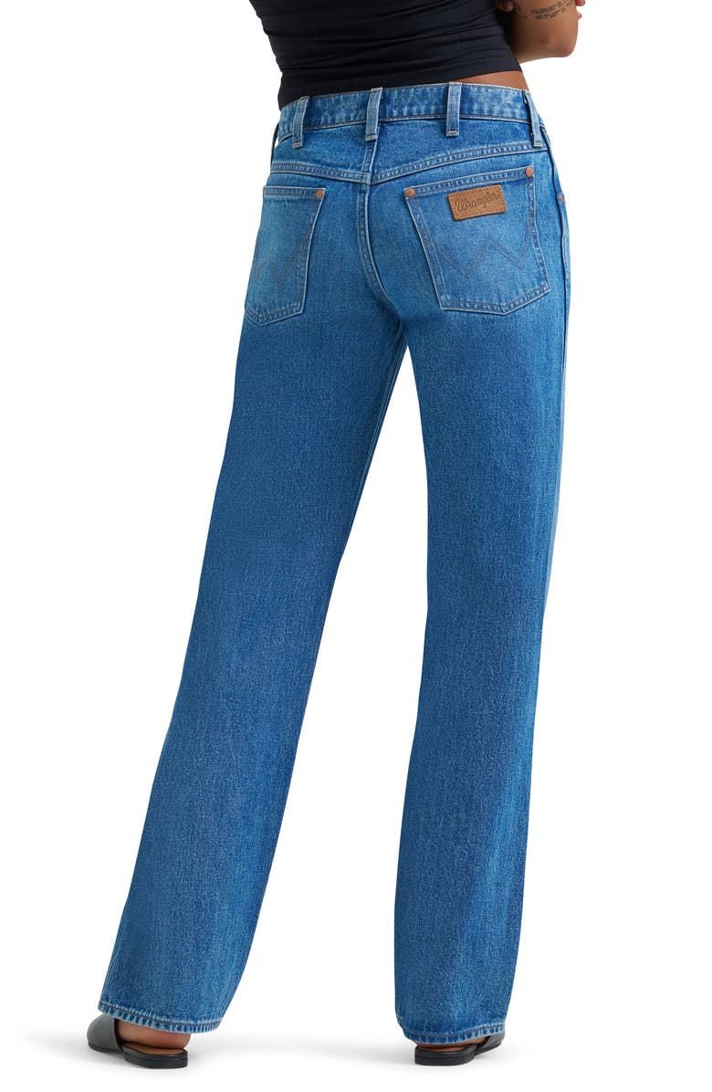 Wrangler Cowboy Low Rise Straight Leg Jeans, Alternate, color, Lasso Lagoon