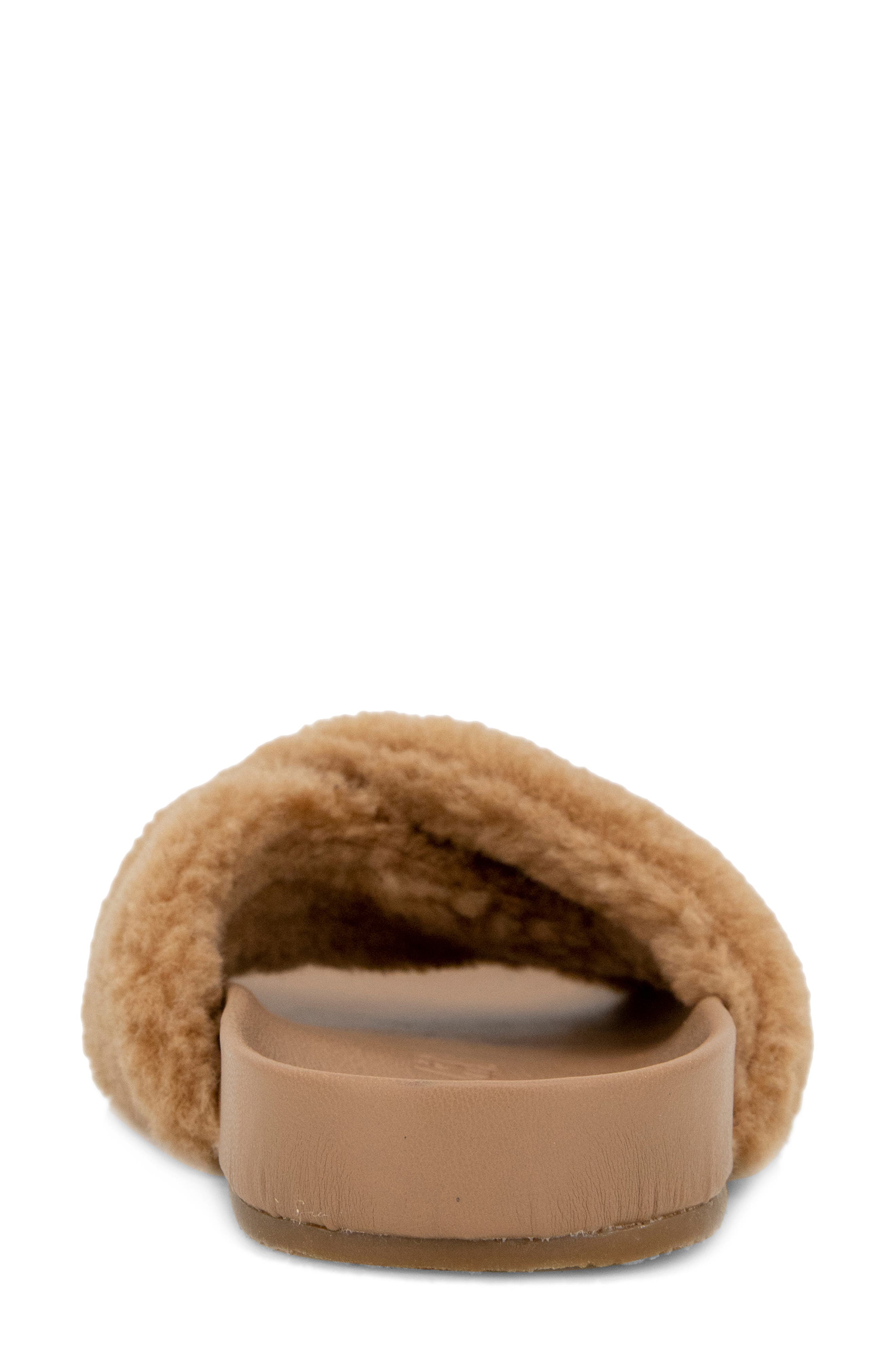 Splendid Rozi Faux Shearling Slide Sandal, Alternate, color, 