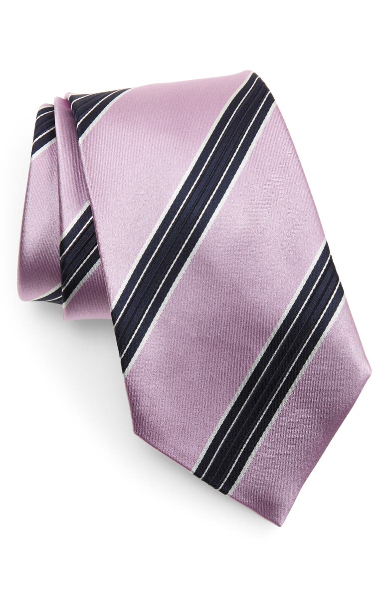 ZEGNA Striped Tie, Main, color, 