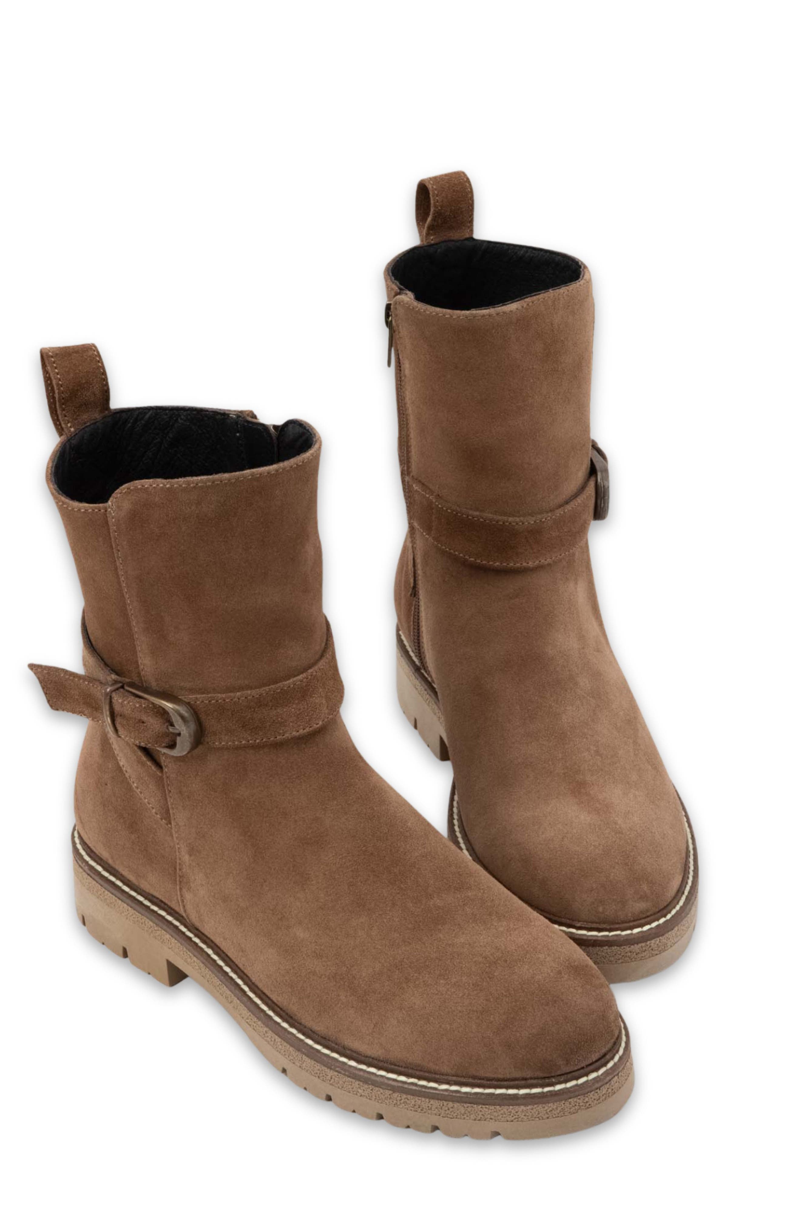 Chalmers Bootie, Alternate, color, BROWN CEDAR SUEDE