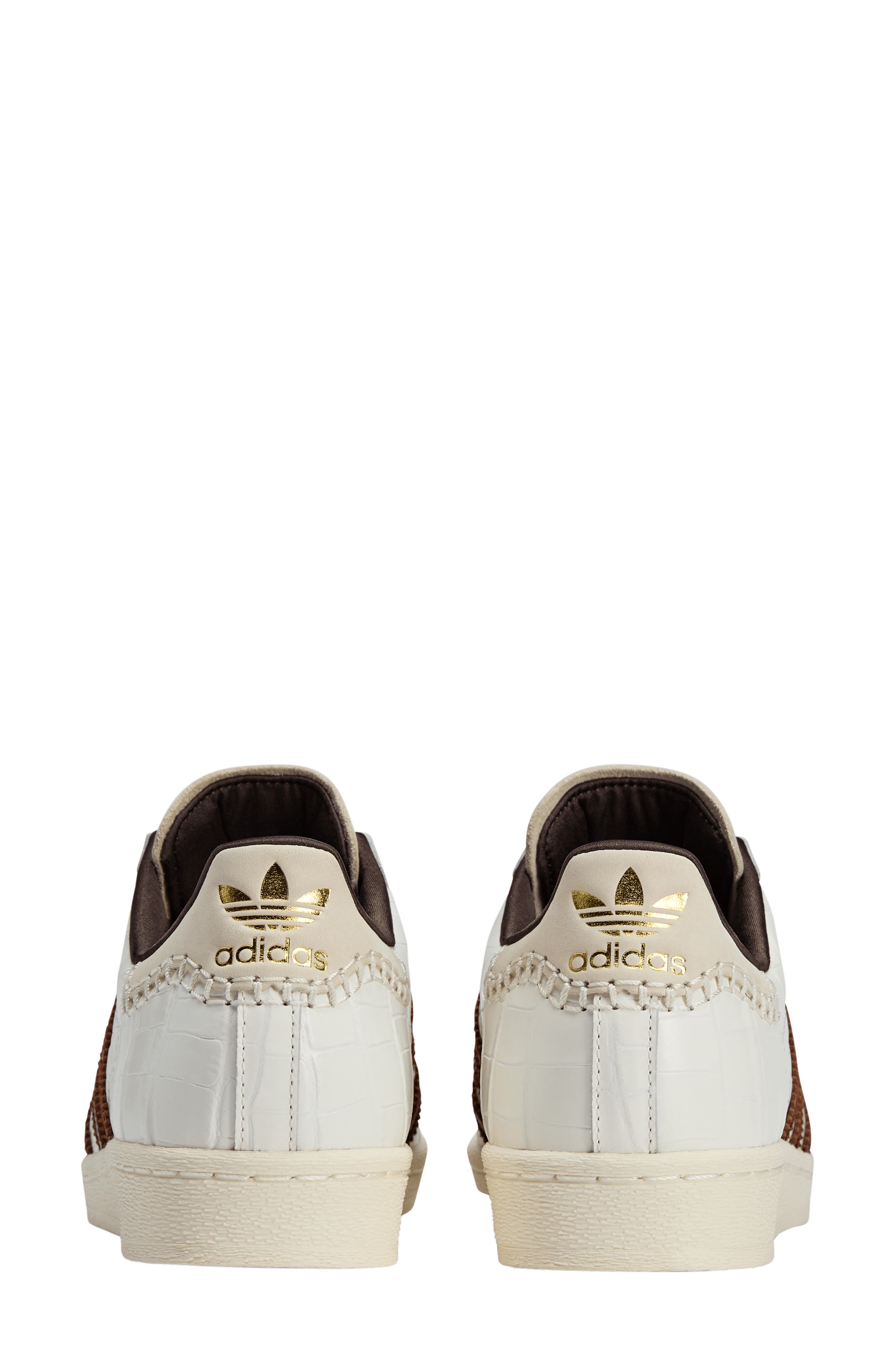 adidas x Wales Bonner Gender Inclusive Superstar Sneaker, Alternate, color, White/ Fox Brown/ Off White