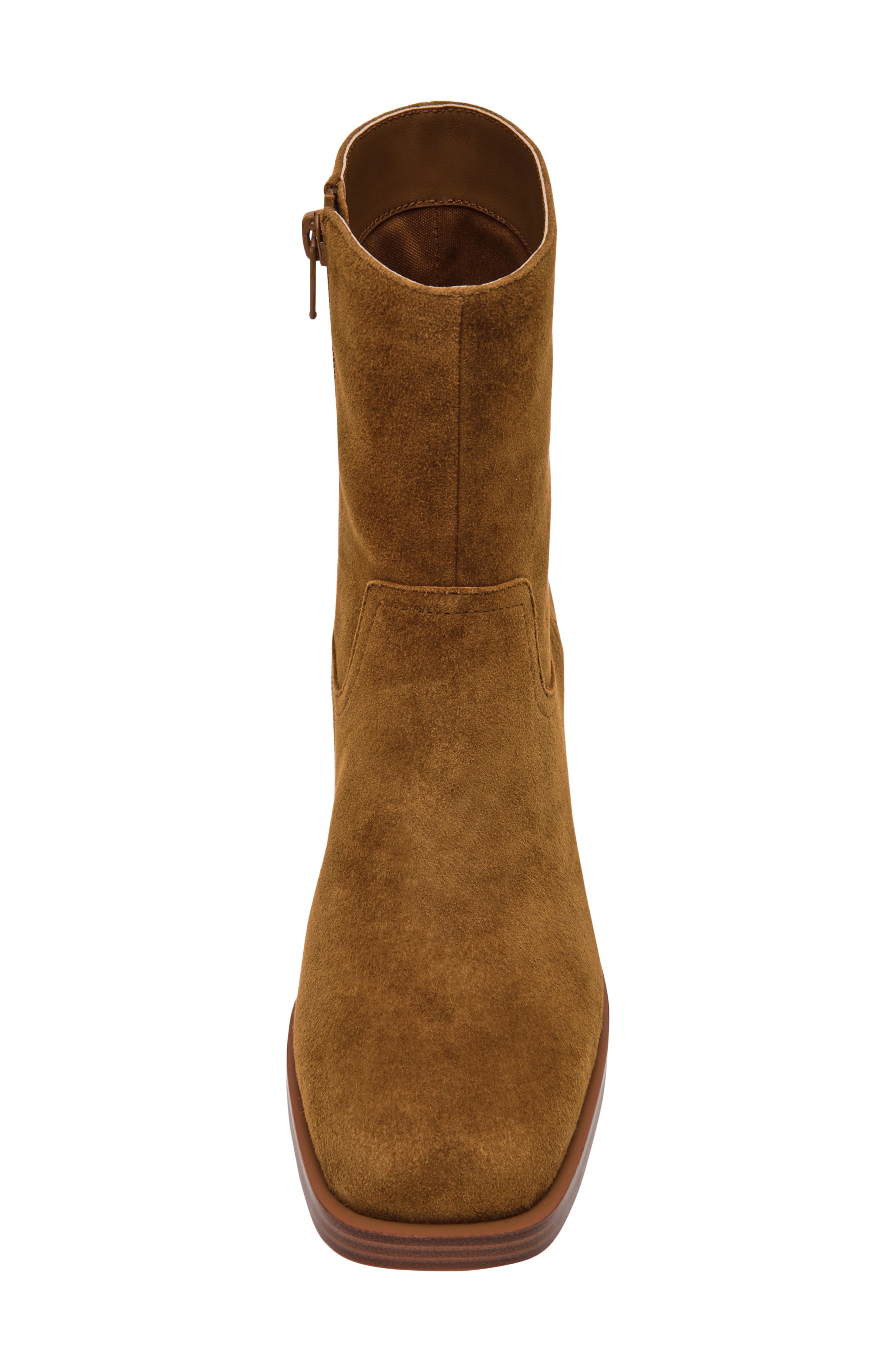 Steve Madden Latches Bootie, Alternate, color, Chestnut Suede