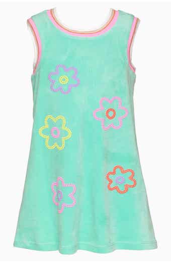 Kids' Flower Velour Dress