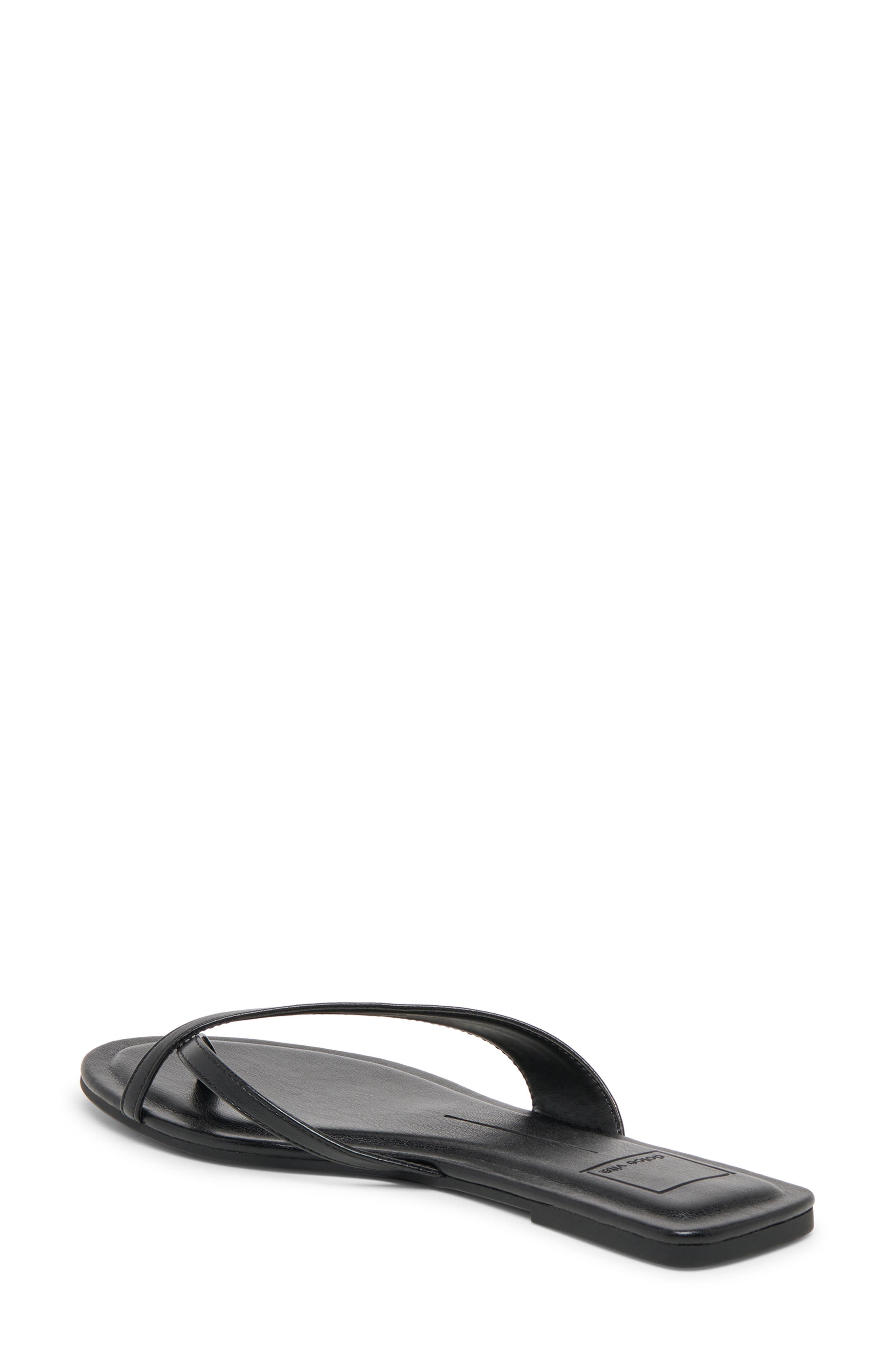 Dolce Vita Lenex Toe Loop Sandal, Alternate, color, Black Stella