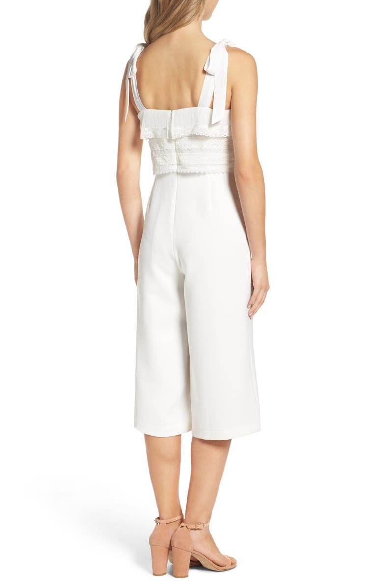 Adelyn Rae Popover Culotte Jumpsuit, Alternate, color, 