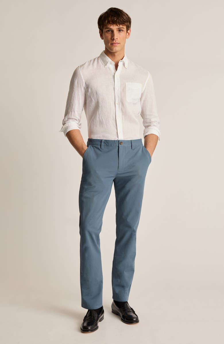 Bonobos Stretch Washed Chino 2.0 Pants, Alternate, color, Bering Sea