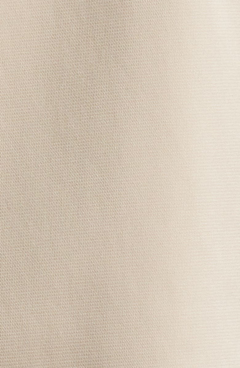 BCBG Max Azria Double Breasted Crop Trench Coat, Alternate, color, Sand