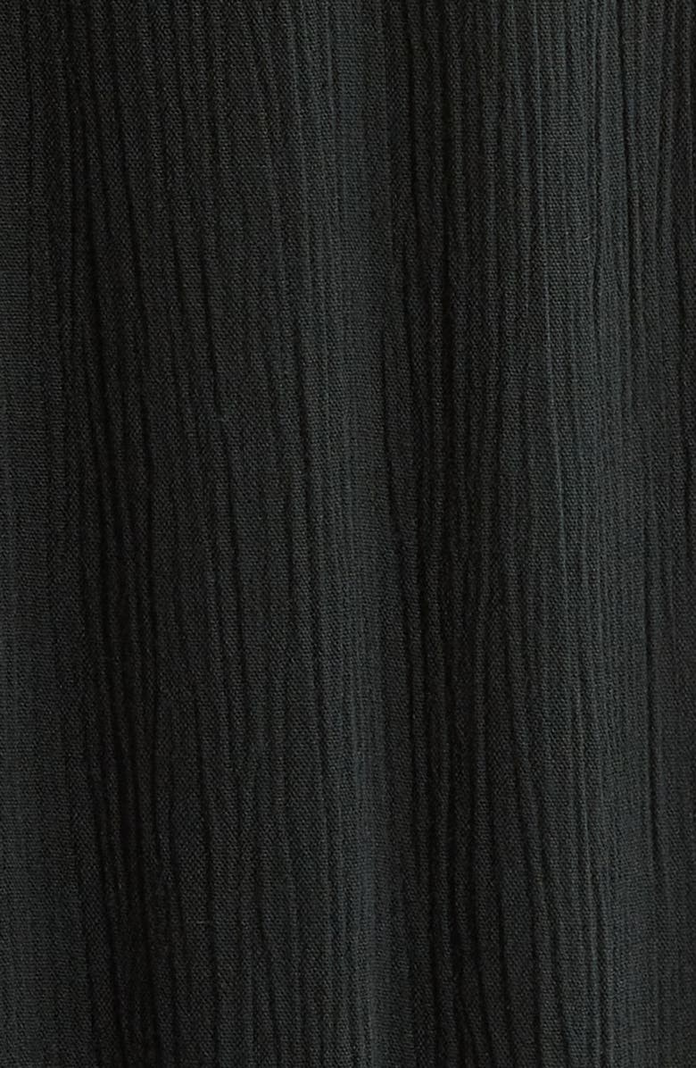 Elan Wide Leg Cover-Up Pants, Alternate, color, Black