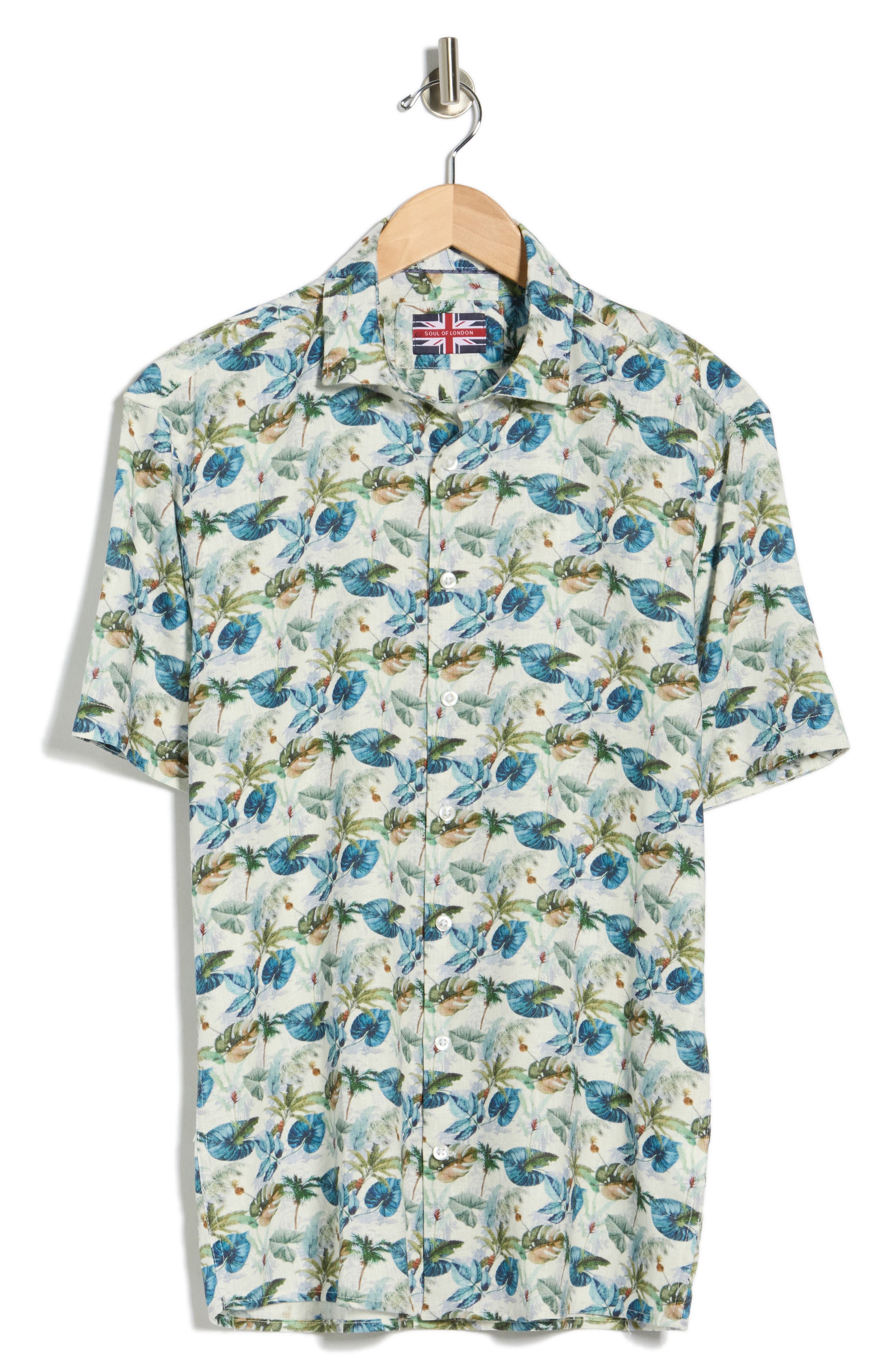 SOUL OF LONDON Short Sleeve Sport Shirt