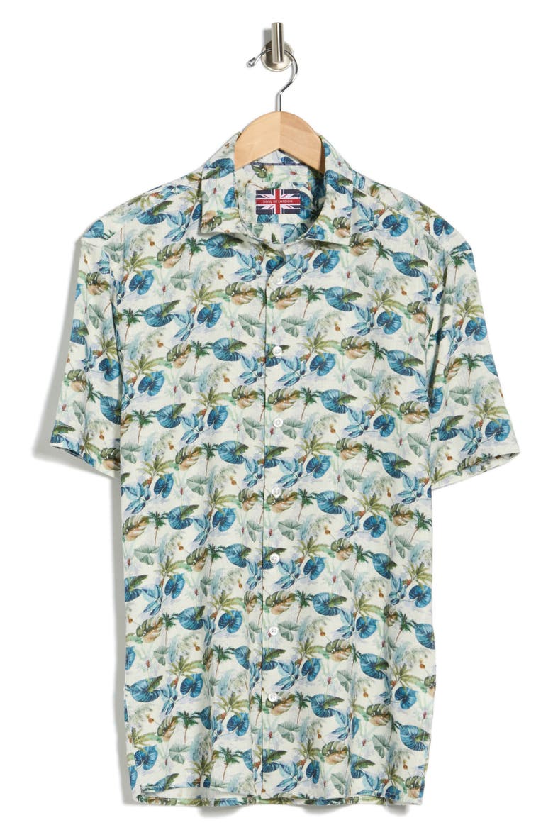 Short Sleeve Sport Shirt, Alternate, color, GREEN / VERT