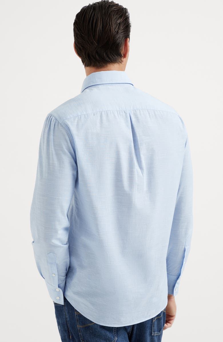 Brunello Cucinelli Oxford shirt, Alternate, color, 