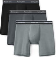 Tommy John 3-Pack Comfort Micro 6-Inch Boxer Briefs