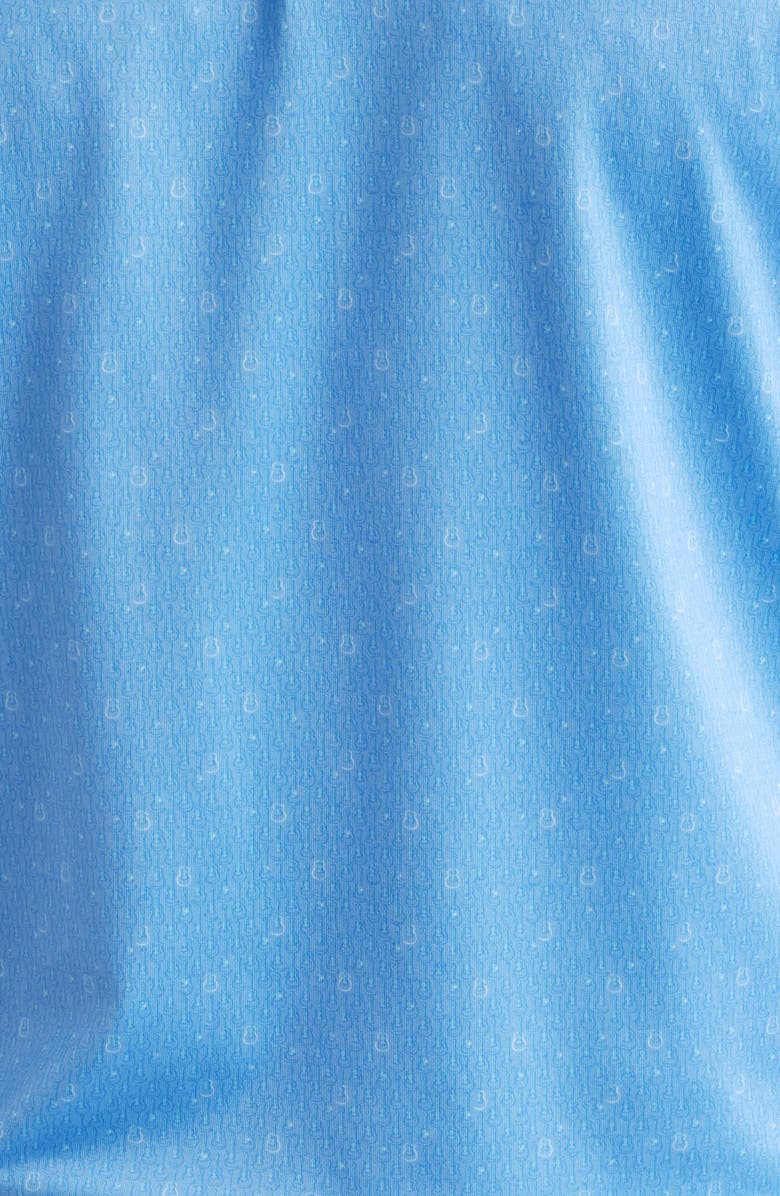 Peter Millar Guitar Solo Performance Jersey Polo, Alternate, color, Bluebird