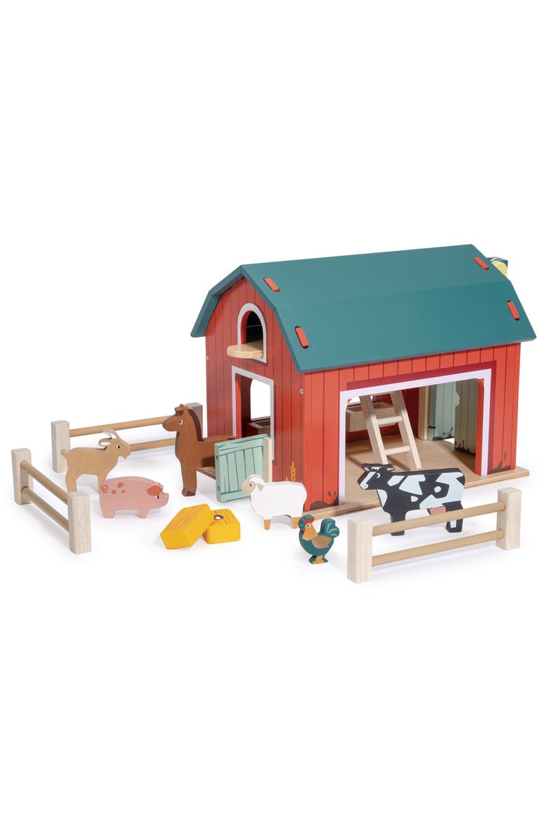 Big Red Barn Playset, Main, color, Multi-color
