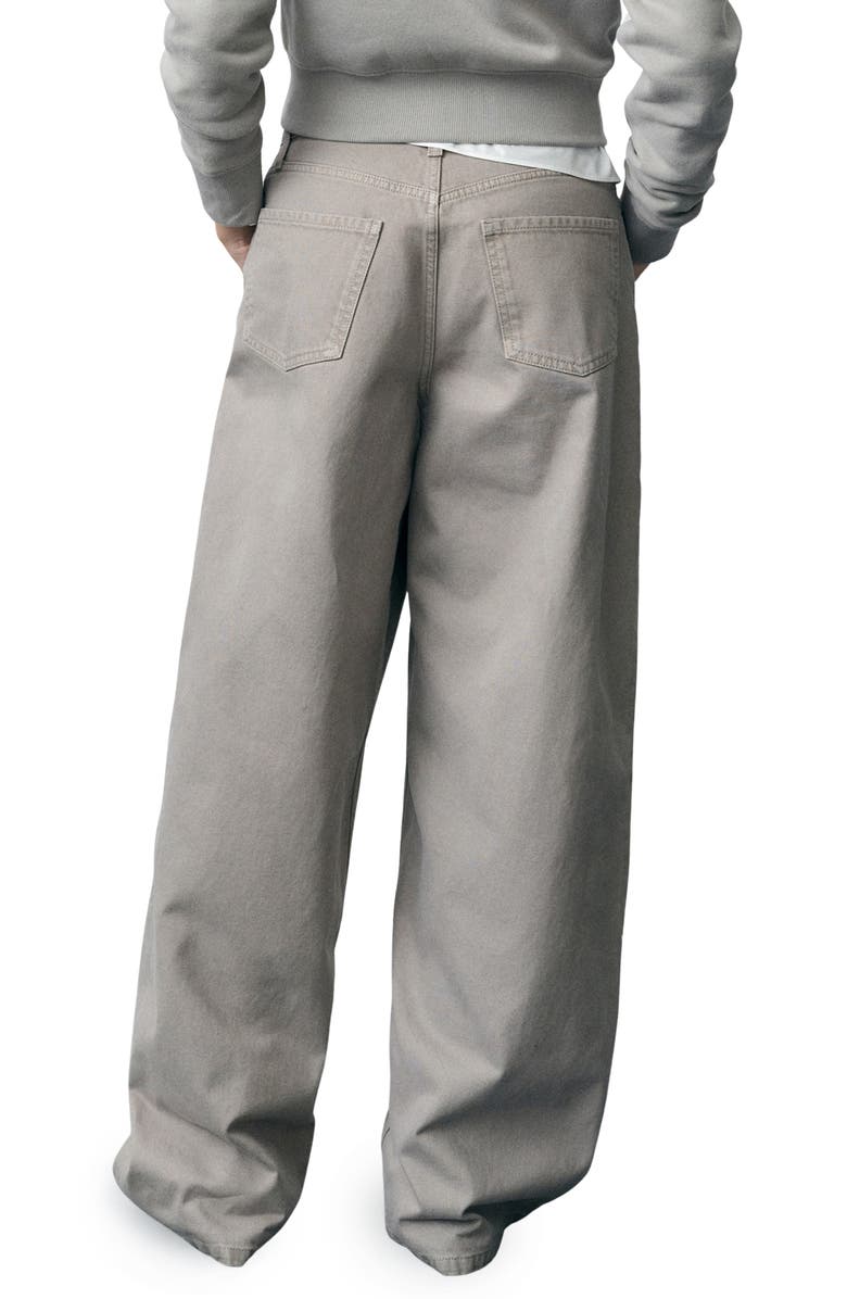 MANGO Hunter Wide Leg Jeans, Alternate, color, 