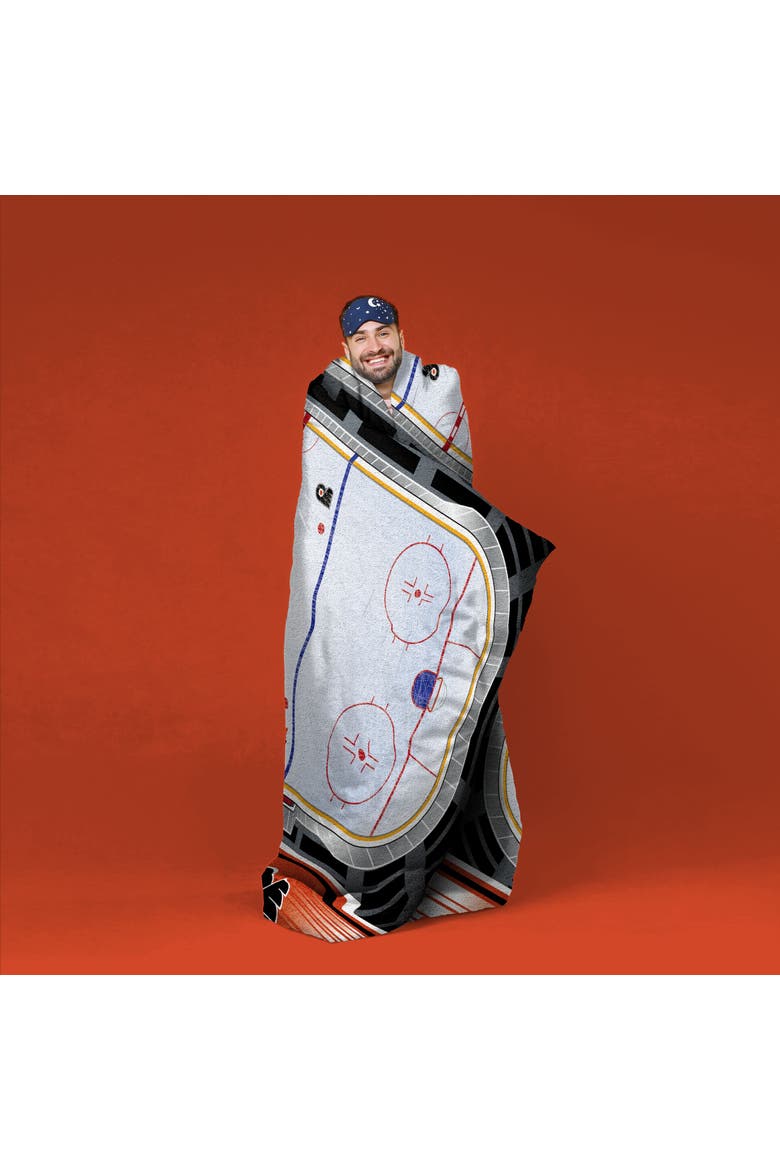 Philadelphia Flyers Home Ice 60" x 80" Raschel Throw Blanket, Alternate, color, None