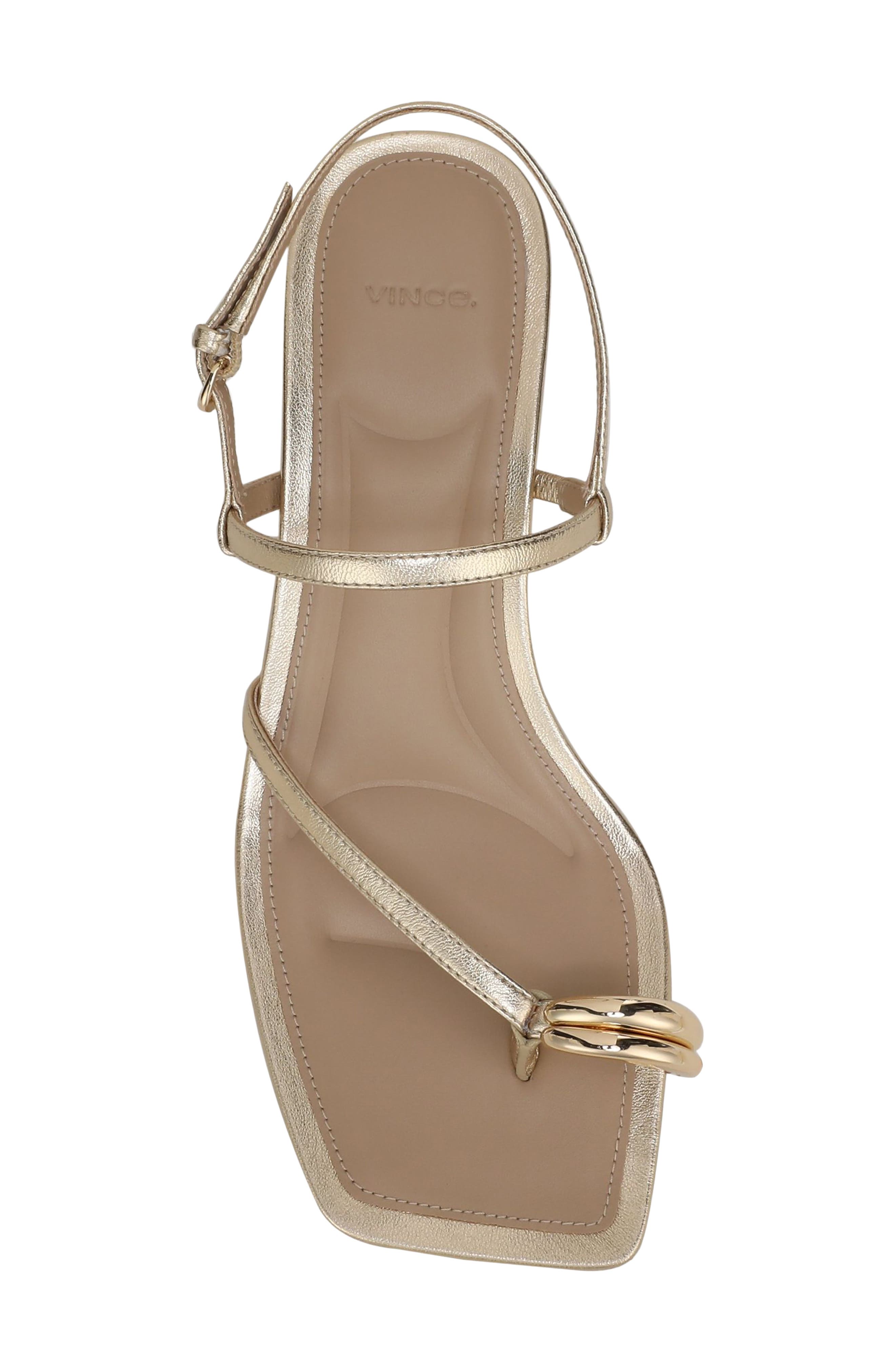 Polli Kitten Heel Sandal, Alternate, color, CHAMPAGNE