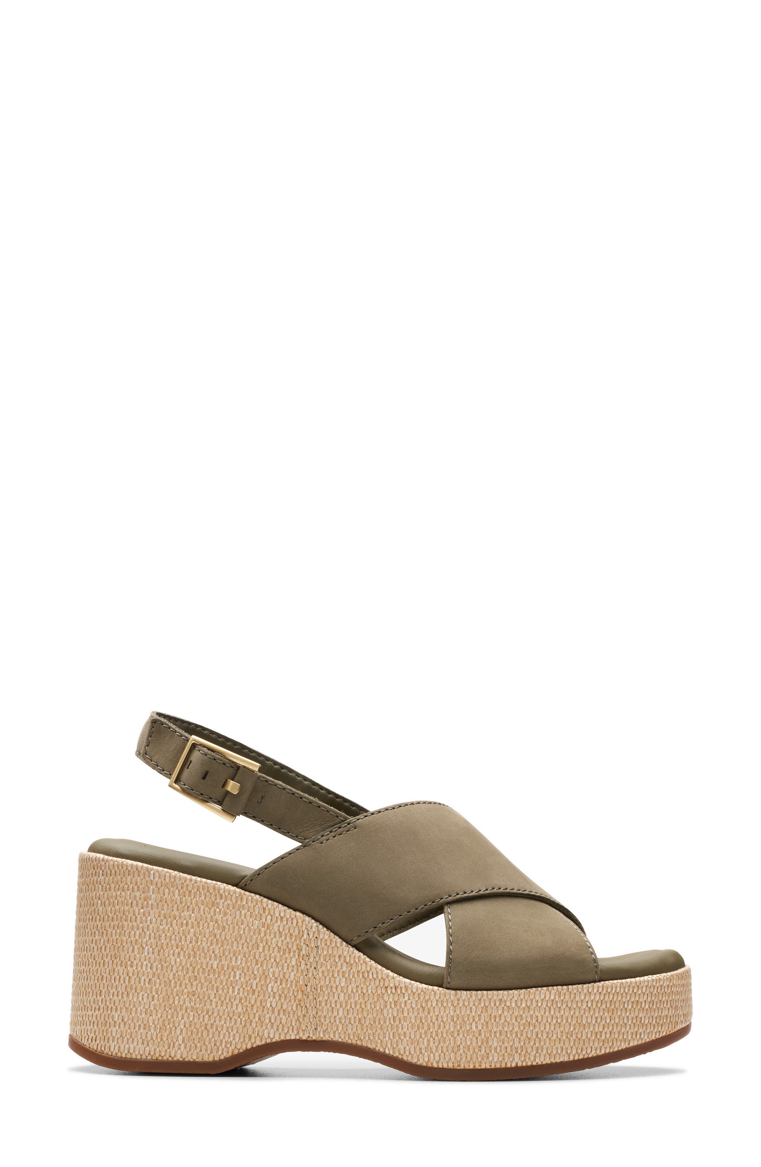 Clarks<sup>®</sup> Manon Wish Wedge Slingback Sandal, Alternate, color, 