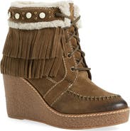 Sam Edelman 'Kemper' Fringe Wedge Bootie