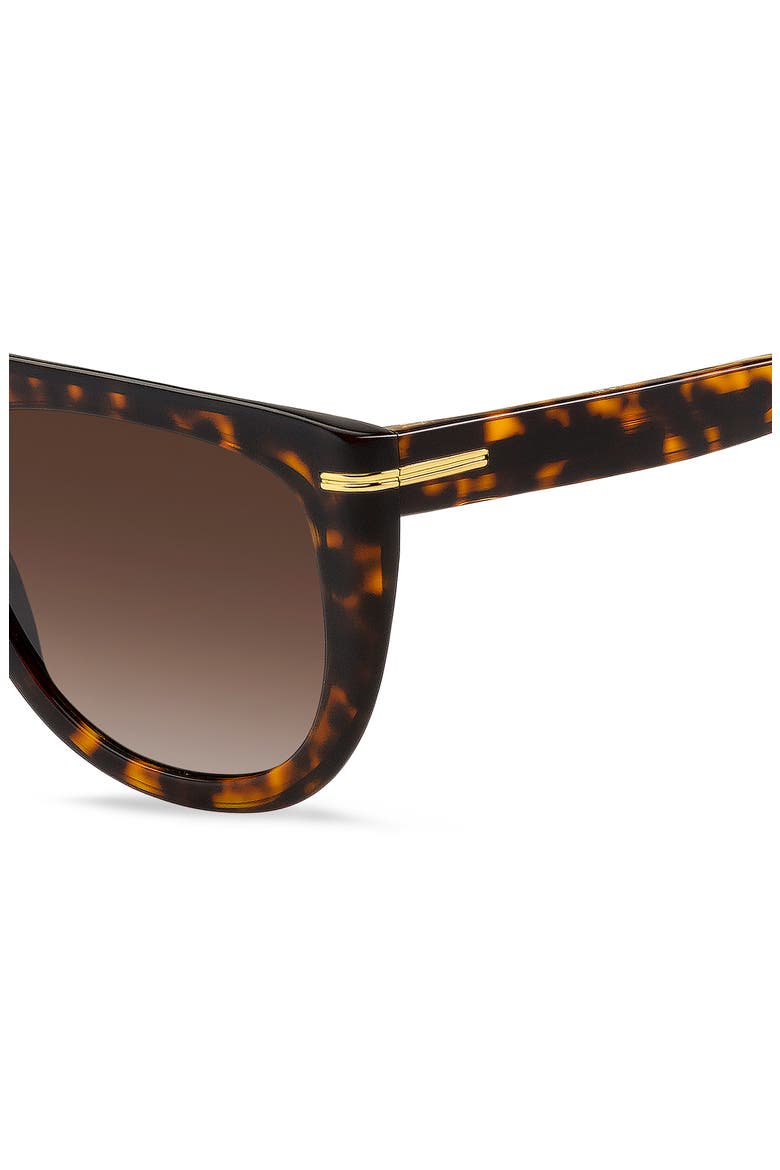56mm Gradient Navigator Sunglasses, Alternate, color, HAVANA