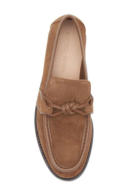 Bottega Veneta Astaire Knot Bit Loafer In Brown