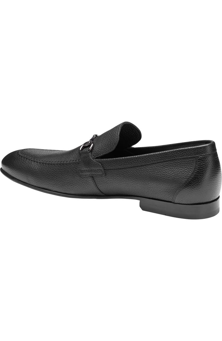 Johnston & Murphy Higgins Bit Loafer, Alternate, color, Black Full Grain