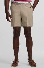 Lands' End Comfort Waist 6" No Iron Chino Shorts