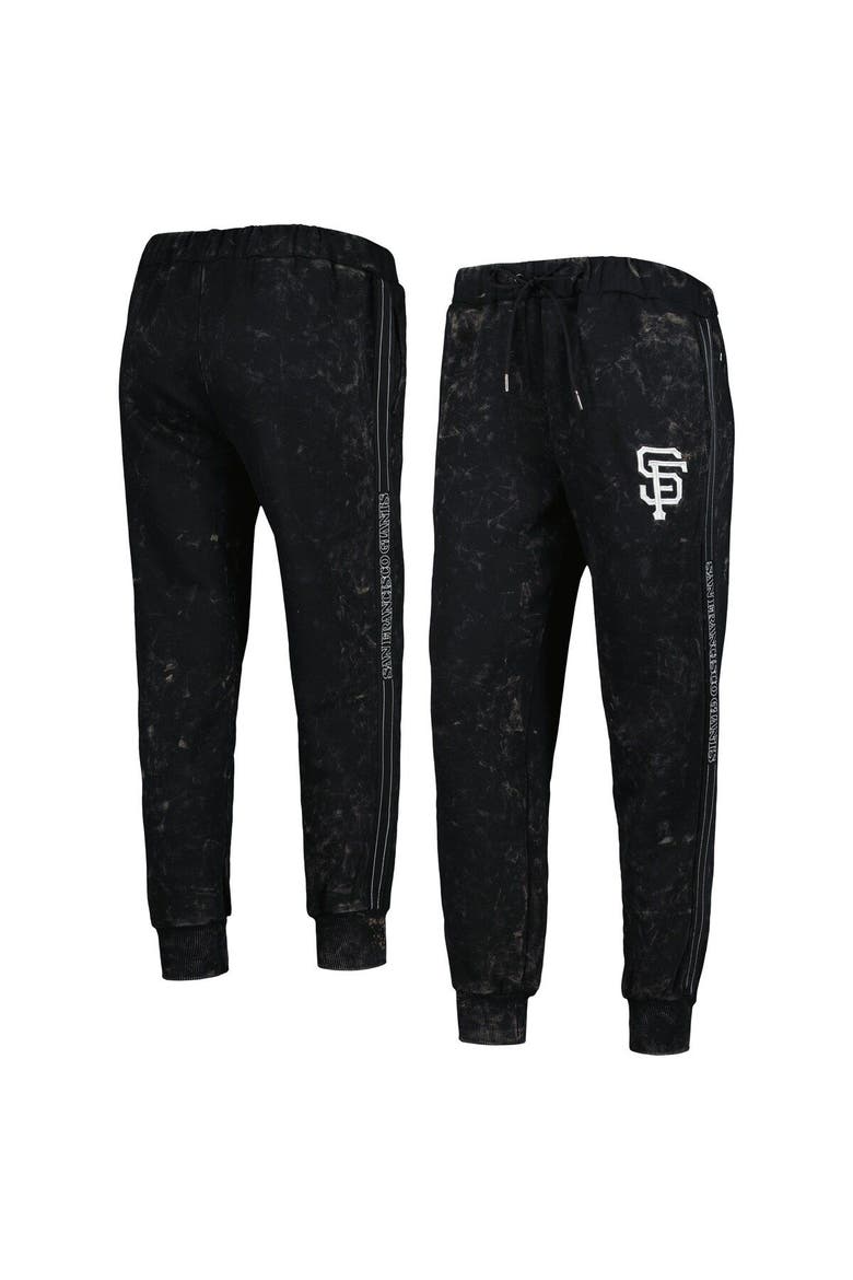 Women's The Wild Collective Black San Francisco Giants Marble Jogger Pants, Main, color, Black
