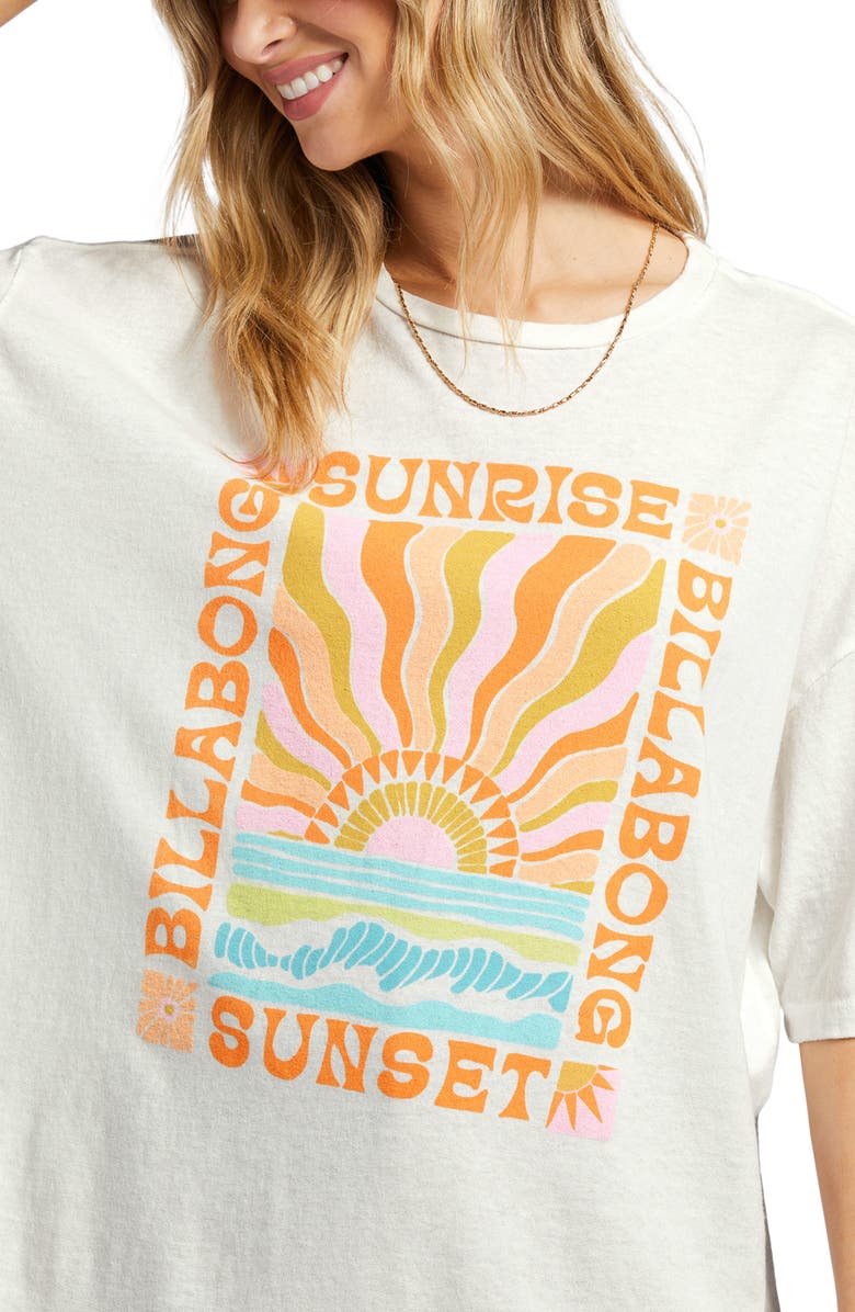 Billabong Sunrise to Sunset Oversize Cotton Graphic T-Shirt, Alternate, color, 