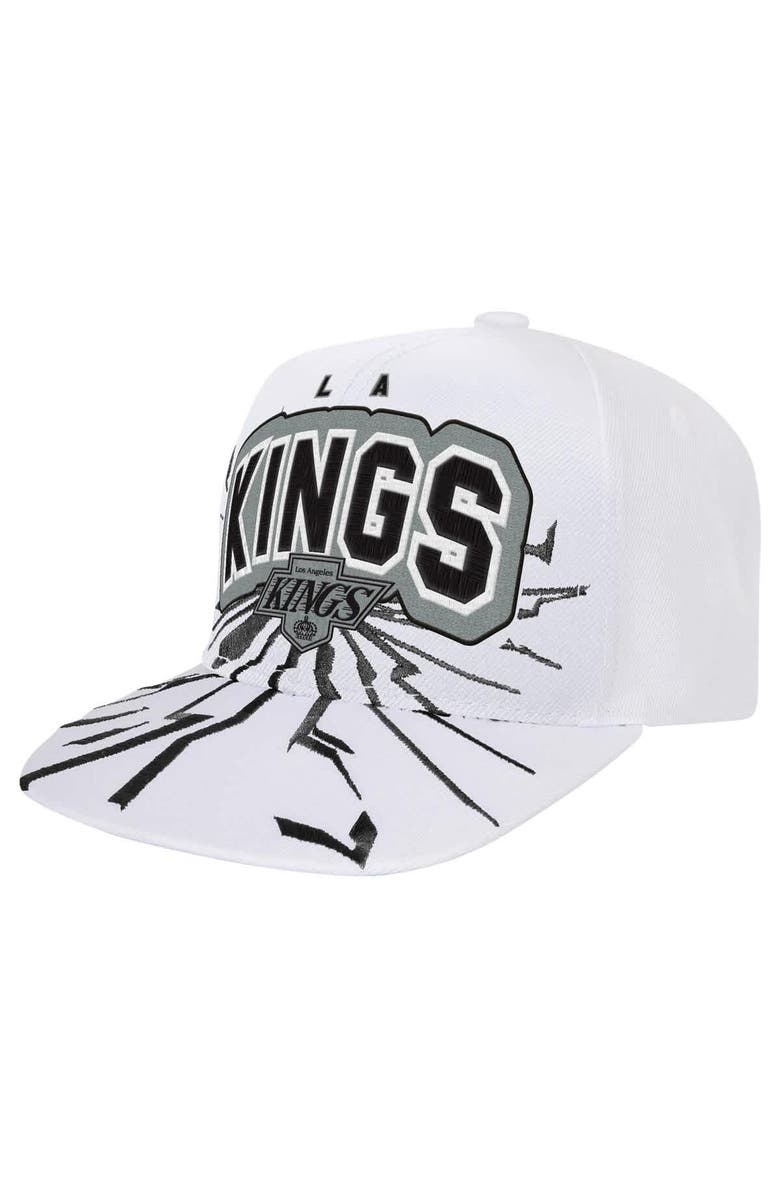 Mitchell & Ness Youth Mitchell & Ness White Los Angeles Kings After Shock Snapback Hat, Main, color, White