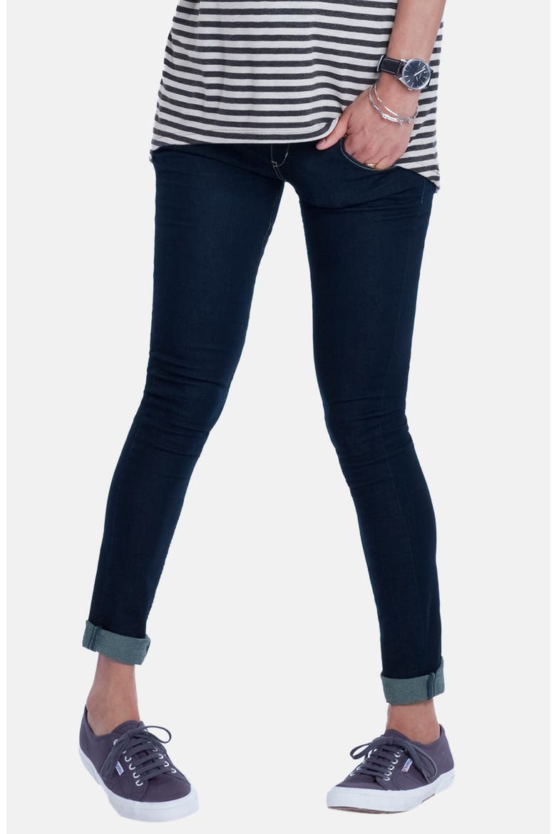 'Zadie' Stretch Maternity Skinny Jeans, Main, color, INDIGO