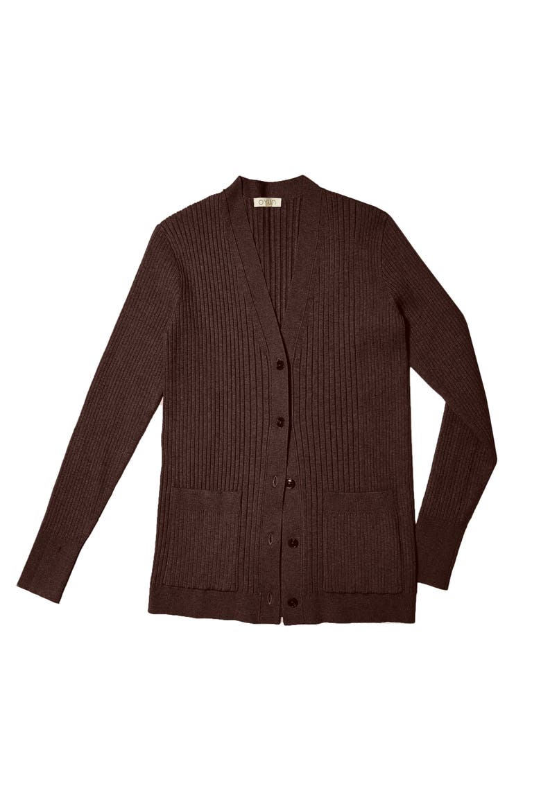 Oxford Cardigan, Alternate, color, Acai