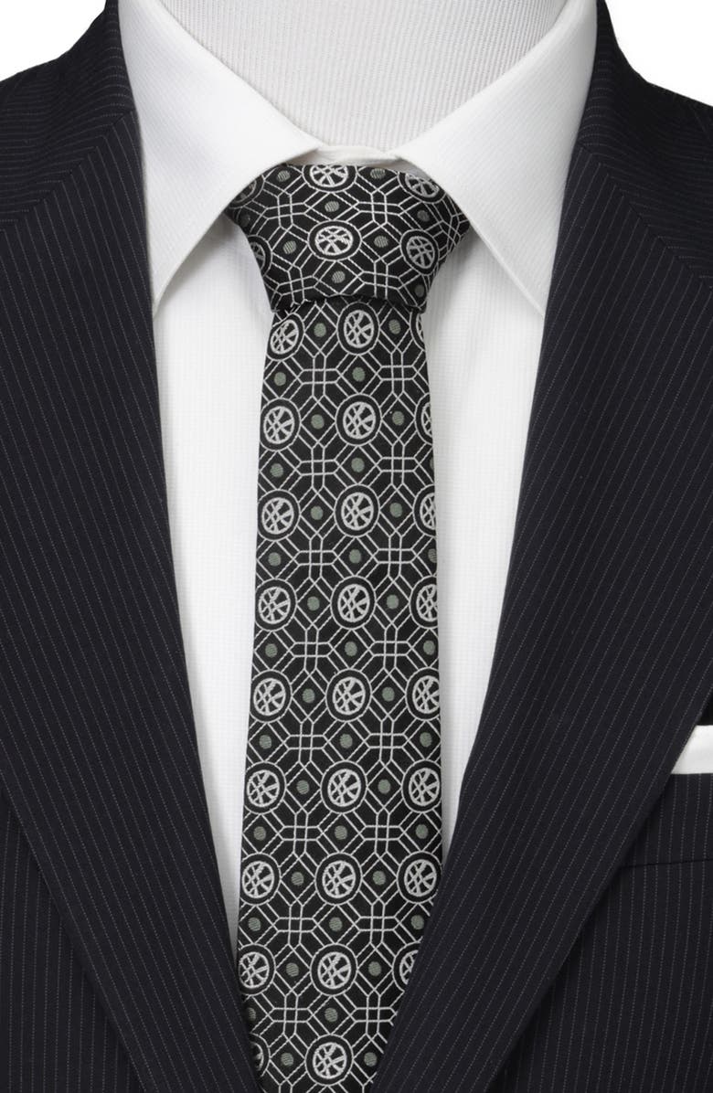 Cufflinks, Inc. Doctor Strange Silk Tie, Alternate, color, Black