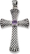 SAMUEL B. Sterling Silver Cross Pendant