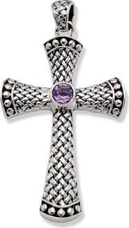 SAMUEL B. Sterling Silver Cross Pendant