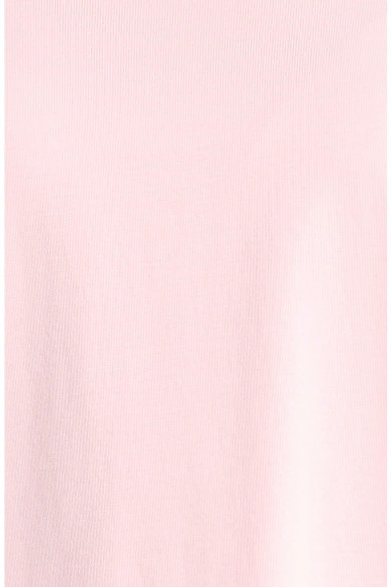 Pima Cotton Boxy Crop T-Shirt, Alternate, color, BABY PINK